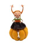 Lori Mitchell 11166 Prissy Pumpkin Eater Figurine 6"