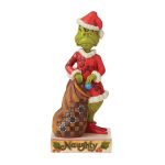 Jim Shore 6008891 Dr. Seuss The Grinch Naughty and Nice Double Sided Figurine 8.27" - Image 2