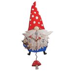 Allen Designs 6012445 Wren The Gnome Wall Clock 15"