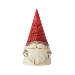 Jim Shore 6006626 Nordic Noel Floral Hat Gnome Yule Tomte Figurine 3.86"