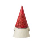 Jim Shore 6006626 Nordic Noel Floral Hat Gnome Yule Tomte Figurine 3.86" - Image 2