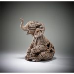 Edge Sculpture by Matt Buckley 6008137 Elephant Calf Figurine 10" - Image 2