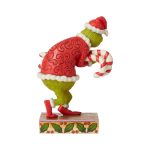 Jim Shore 6008888 Dr. Seuss The Grinch Stealing Candy Canes Figurine, 7.48" - Image 2
