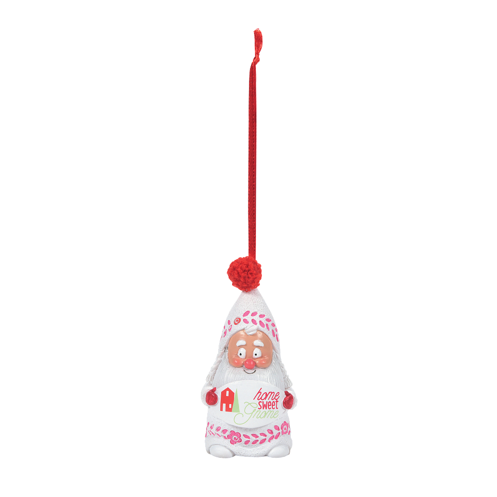 6009609 Snowpinions 6009609 Home Sweet Gnome Hanging Ornament 3.62" - Image 1