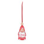 Department 56 6009611 Snowpinions Gnomey or Nice Hanging Ornament 3.62"