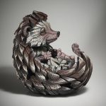Edge Sculpture by Matt Buckley 6011505 Hedgehog Sitting Figurine 9" - Image 2