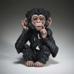 Edge Sculptures 6011802 Baby Chimp Figurine 7.68"
