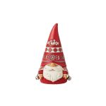 Jim Shore 6012892 Nordic Noel Gnome Jingle Bell Figurine 7.1"