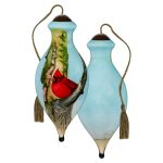 Ne'Qwa 7241126 Cardinal On Birch Tree Ornament 4"