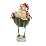 Lori Mitchell 11117 Night Before Christmas Snowman Figurine 7.5"