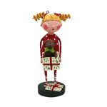 Lori Mitchell 14464 Christmas Pup Figurine 6.25"