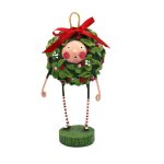 Lori Mitchell 14469 Christmas Kisses Figurine 6"
