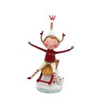 Lori Mitchell 15533 Downhill Dawn Figurine 8"