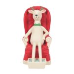 Snowbabies Christmas Memories 6009922 Santa's Reindeer Rest and Relaxation Figurine 5.35"