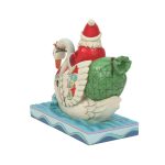 Jim Shore 6010824 Santa Riding Swan Figurine 6.89" - Image 2