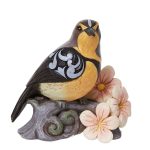 Jim Shore 6012265 Meadowlark With Flowers Figurine 4.5"