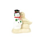 Snowbabies Christmas Jubilee 6014173 Light Me Up Snowman Lit Figurine, 4.33"