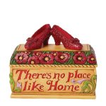Jim Shore Wizard of OZ 6015041 Ruby Slippers Trinket Box 3.54"