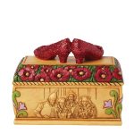 Jim Shore Wizard of OZ 6015041 Ruby Slippers Trinket Box 3.54" - Image 2