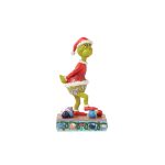 Jim Shore 6015219 Grinch Stepping on Ornaments Figurine 7.25"