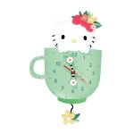 Allen Designs 6015809 Hello Kitty Pendulum Wall Clock 11.73"