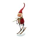 Lori Mitchell 20902 Downhill Santa Figurine 9"