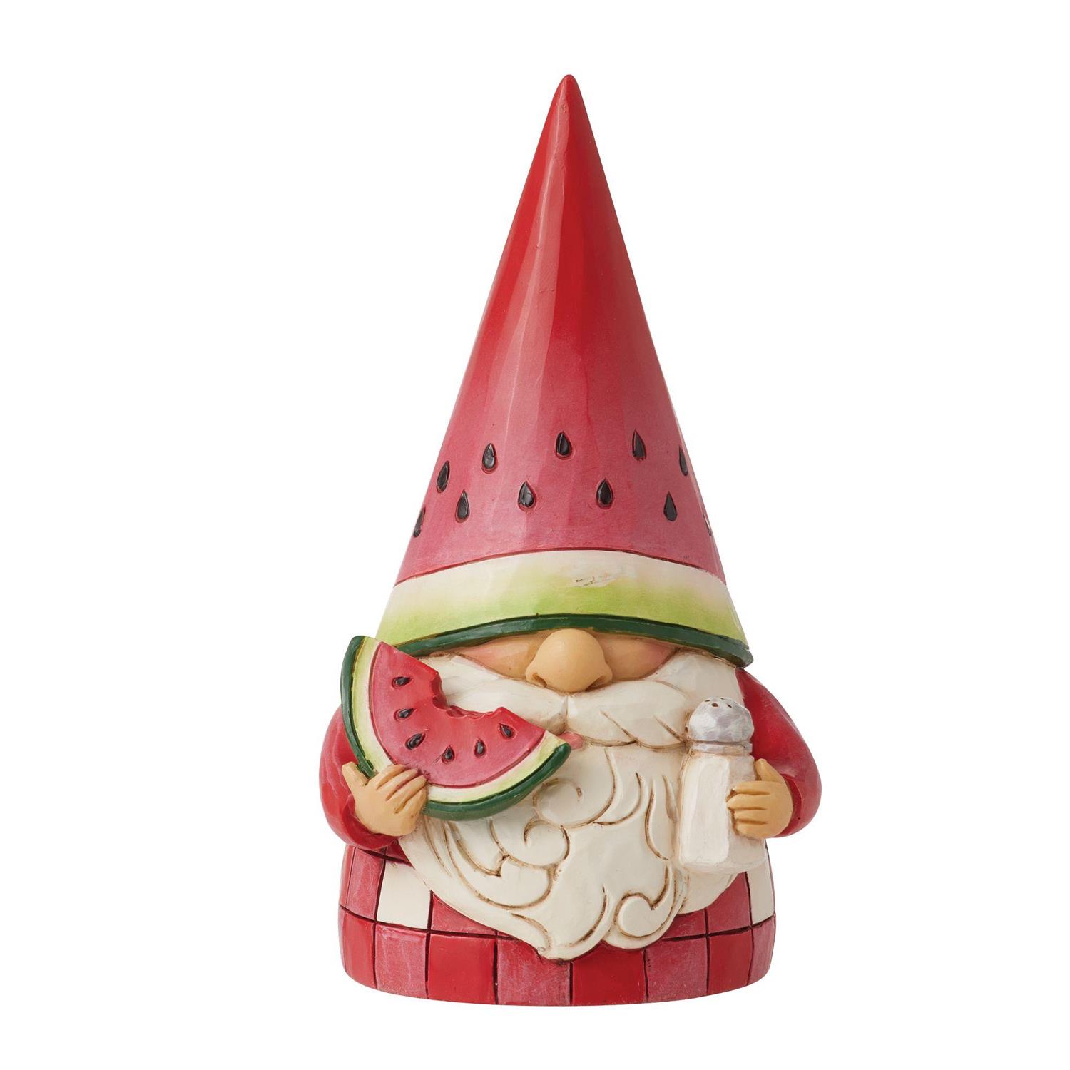 6014404 Jim Shore 6014404 Watermelon Gnome Figurine 4.5" - Image 1