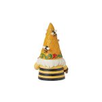 Jim Shore 6016374 Bumblebees and Beehive Hat Gnome 7.68" - Image 2