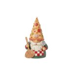 Jim Shore 6016376 Pizza Hat Gnome 6.5"