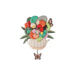 Allen Designs 6016646 Tea Posy Pendulum Wall Clock