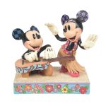 Jim Shore Disney Traditions 6016330 Mickey & Minnie In Hawaii 6"
