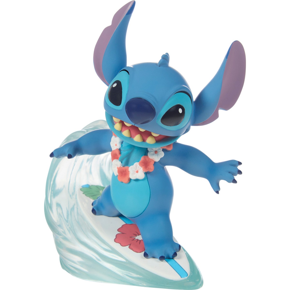 242715 Precious Moments Disney 242715 Stitch Riding The Waves Figurine 5"H - Image 1