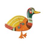 Allen Designs 6016855 Waddles The Duck Pendulum Wall Clock 8.39"