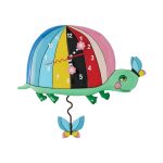 Allen Designs 6017293 One Shell At A Time Turtle Pendulum Wall Clock 7.28"
