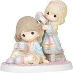 Precious Moments 144004 Cherish Our Time Together Porcelain Figurine 5.75"