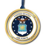 Beacon Design 20827 U.S. Air Force Seal Bronze Ornament 3"