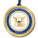 Beacon Design 36595 U.S. Navy Seal Brass Ornament 3"