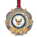 Beacon Design 62709 Patriotic U.S. Navy Ornament 3"