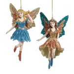 Kurt Adler E1094 Magical Woods Fairy Ornaments 5.5" 2 Assorted