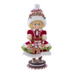 Kurt Adler HA0785 19.5" Hollywood Nutcrackers™ Mrs. Claus Gingerbread Nutcracker