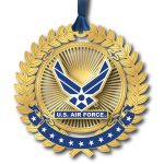 Beacon Design 53166 US Air Force Logo Brass Ornament 2.7"