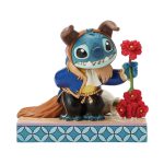 Jim Shore Disney Traditions 6016598 Stitch Dressed As The Beast Figurine 5.25"