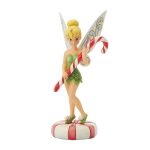 Jim Shore Disney Traditions 6016887 Tinker Bell Candy Cane Figurine 5.5"
