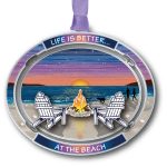 Beacon Design 63621 Beach Bonfire Ornament 3"