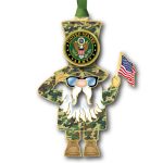 Beacon Design 64917 U.S. Army Gnome Ornament 3.6"