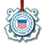 Beacon Design 65293 U.S Coast Guard Seal Ornament 2.7"