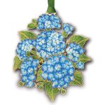 Beacon Design 66184 Hydrangeas Bouquet Ornament 3.3"