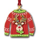 Beacon Design 66186 3D Ugly Sweater Ornament 3"