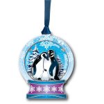 Beacon Design 68366 Penguin Snow Globe Ornament 3"
