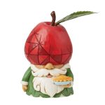 Jim Shore 6016525 Apple Gnome Figurine 3.94"